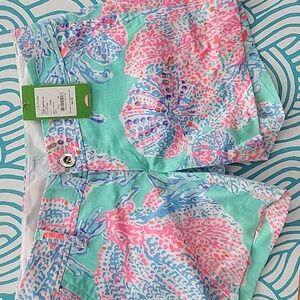 Lilly Pulitzer Callahan shorts, Minty Fresh,00